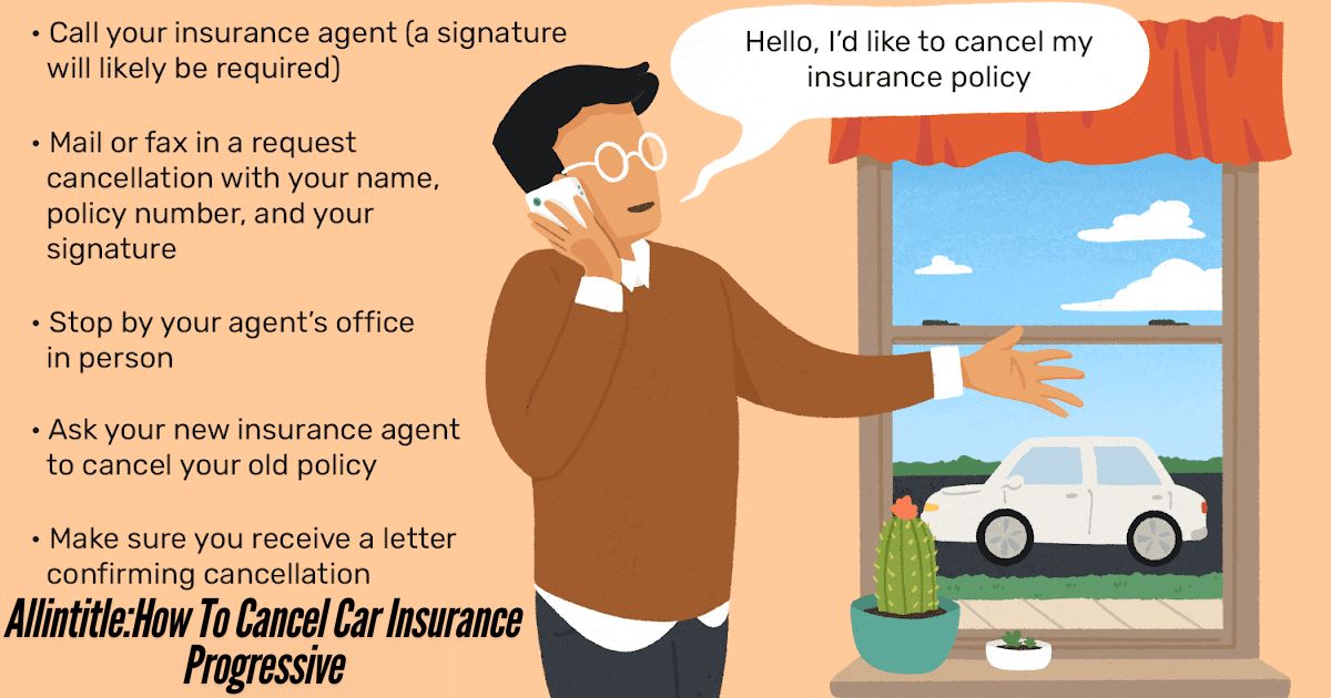 Allintitle:How-To-Cancel-Car-Insurance-Progressive​